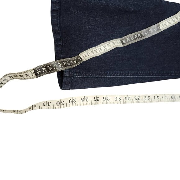 Democracy "Ab"solution Women 16W Indigo Itty Bitty Bootcut Jean Dark Wash Denim - Picture 15 of 16